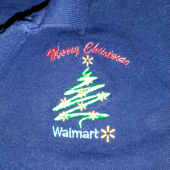 Walmart Apparel Christmas L Men's Polo - Picture 2 of 4